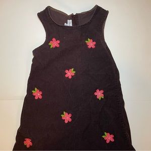Y2K Bonnie Jean Little Kids brown Corduroy dress